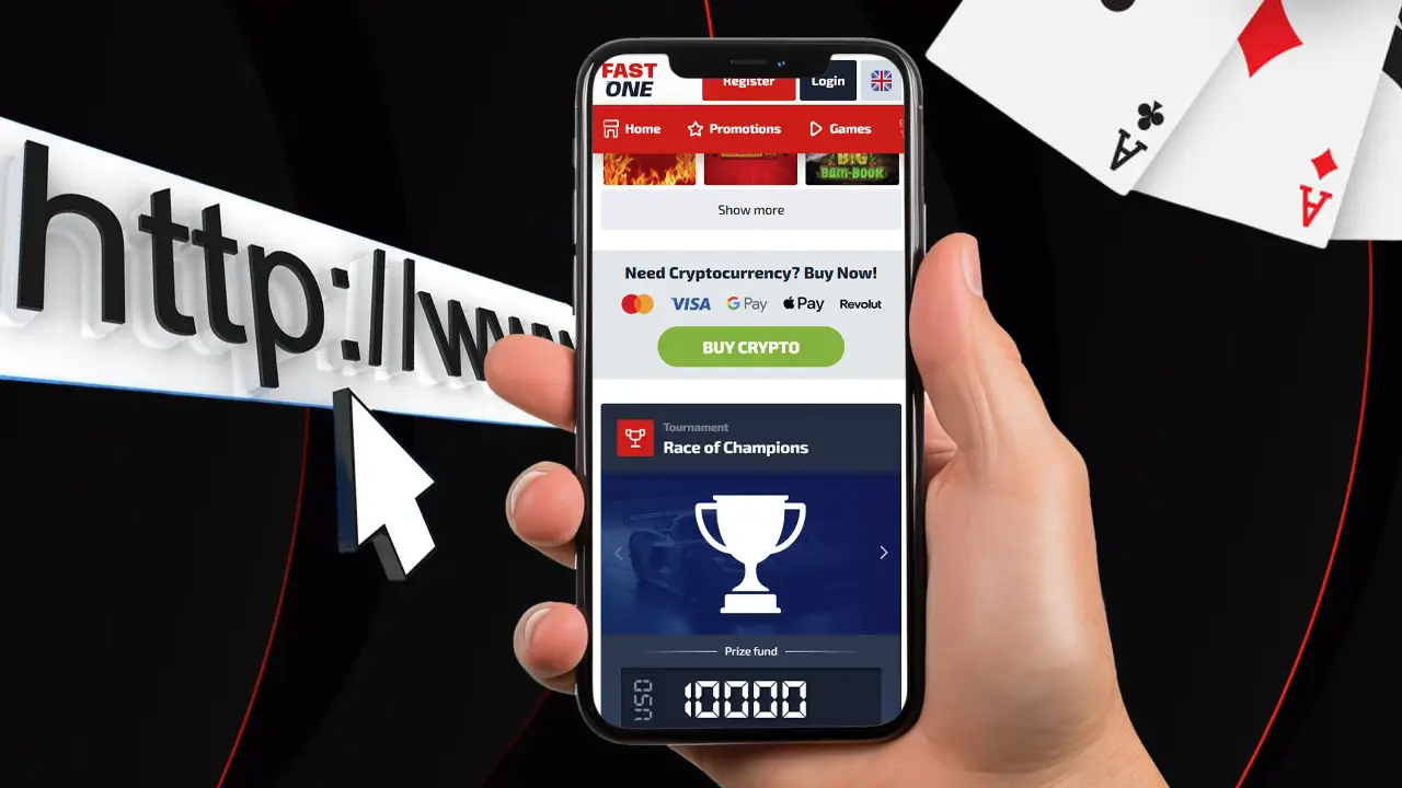 Робоче дзеркало F1 Casino