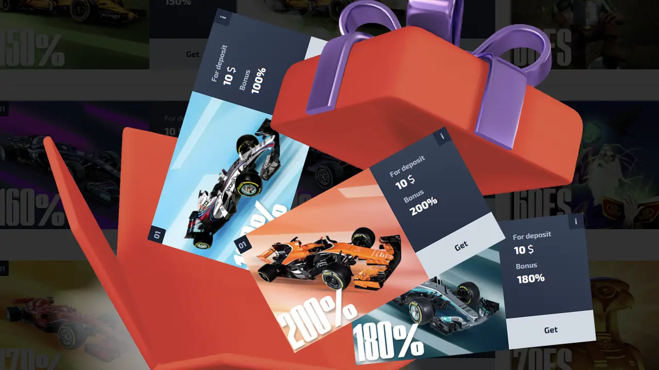 Бонуси F1 Casino